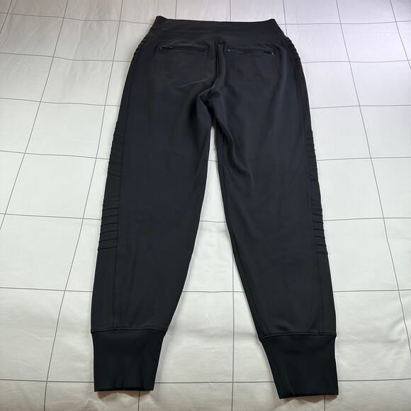 Athleta Pants Womens Small Black Venice Moto Jogger Sporty Travel Pull On Casual - Picture 3 of 12